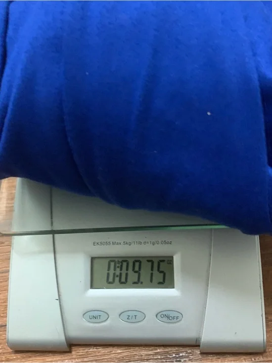 Women's blue gown Long dress Sz L Long Sleeve styled mermaid evening Shein - Picture 5 of 5